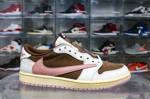 Travis Scott x Air Jordan 1 Low OG SP “Dark Pony/Pink Oxford”