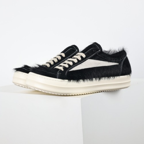R!ck Owens Luxor Suede Vintage Fur ‘Black White ’