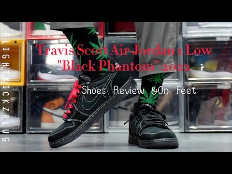 Travis Scott x Nike Air Jordan 1 Low OG “Black/Phantom”（A1）