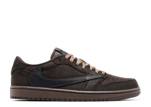 US Warehouse:Travis Scott x Air Jordan 1 Low OG “Velvet Brown”（A1）