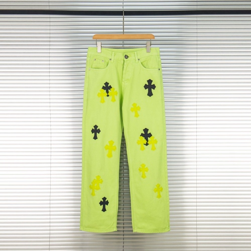 Chrome Hearts Croesses Dopamine Green Pants