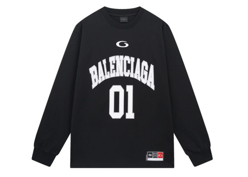 Balanciag@ Jersey Long Sleeves Tee 2025