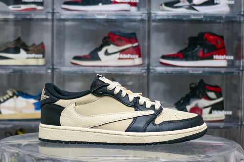 Travis Scott x Air Jordan 1 Retro Low OG Pale Vanilla  Custom
