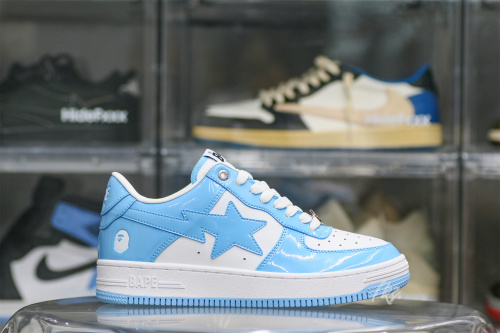 A Bathing Ape Bape Sta Low Blue 2021