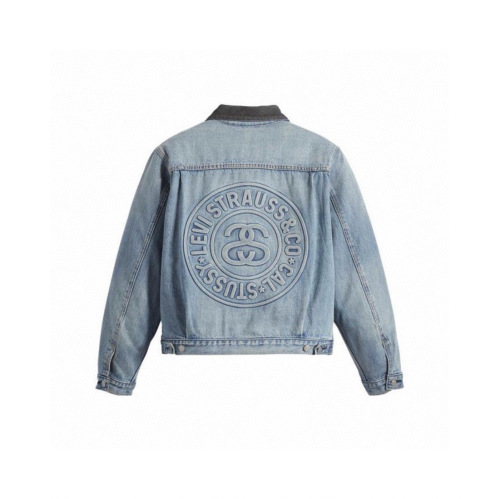Stussy x Levi‘s 150th Anniversary Embossed Denim Jacket