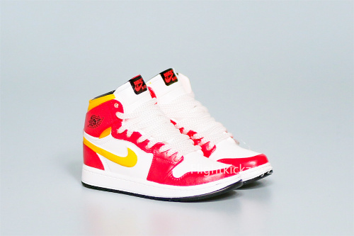 Mini Sneaker Air Jordan 1 Retro High OG Light Fusion Red 3D keychain