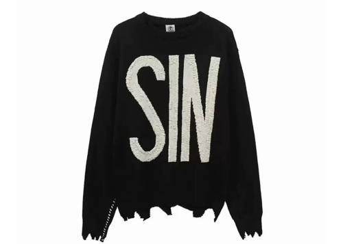 Saint Michael SIN Black Broken Sweat