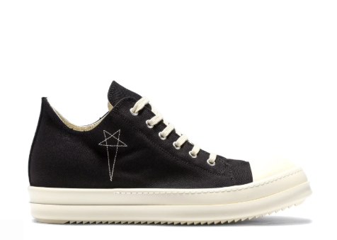R!ck Owens DRKSHDW Abstract Low Pentagram Embroidery Black/Milk